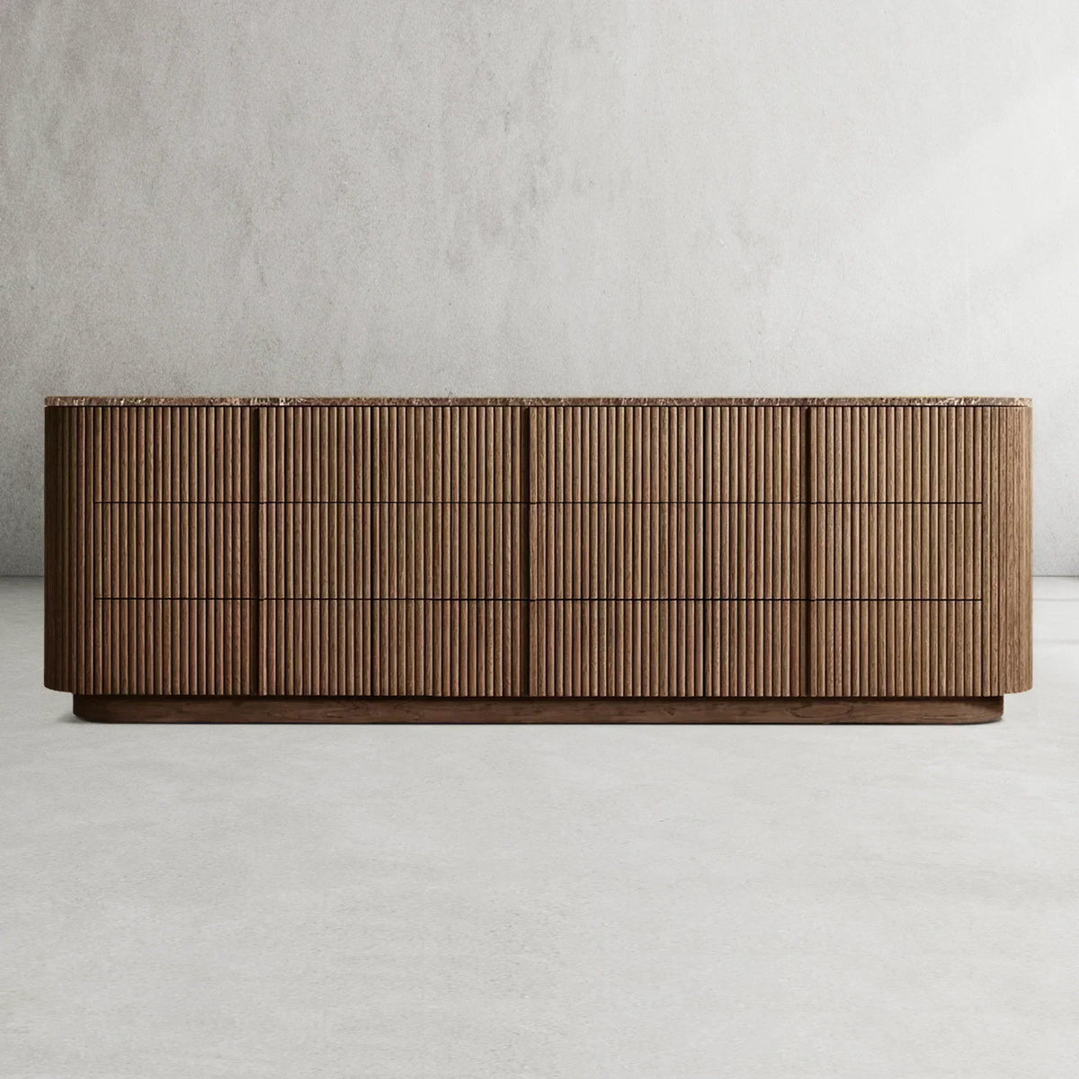 Mulvane Modern Stone 9-Drawer Dresser