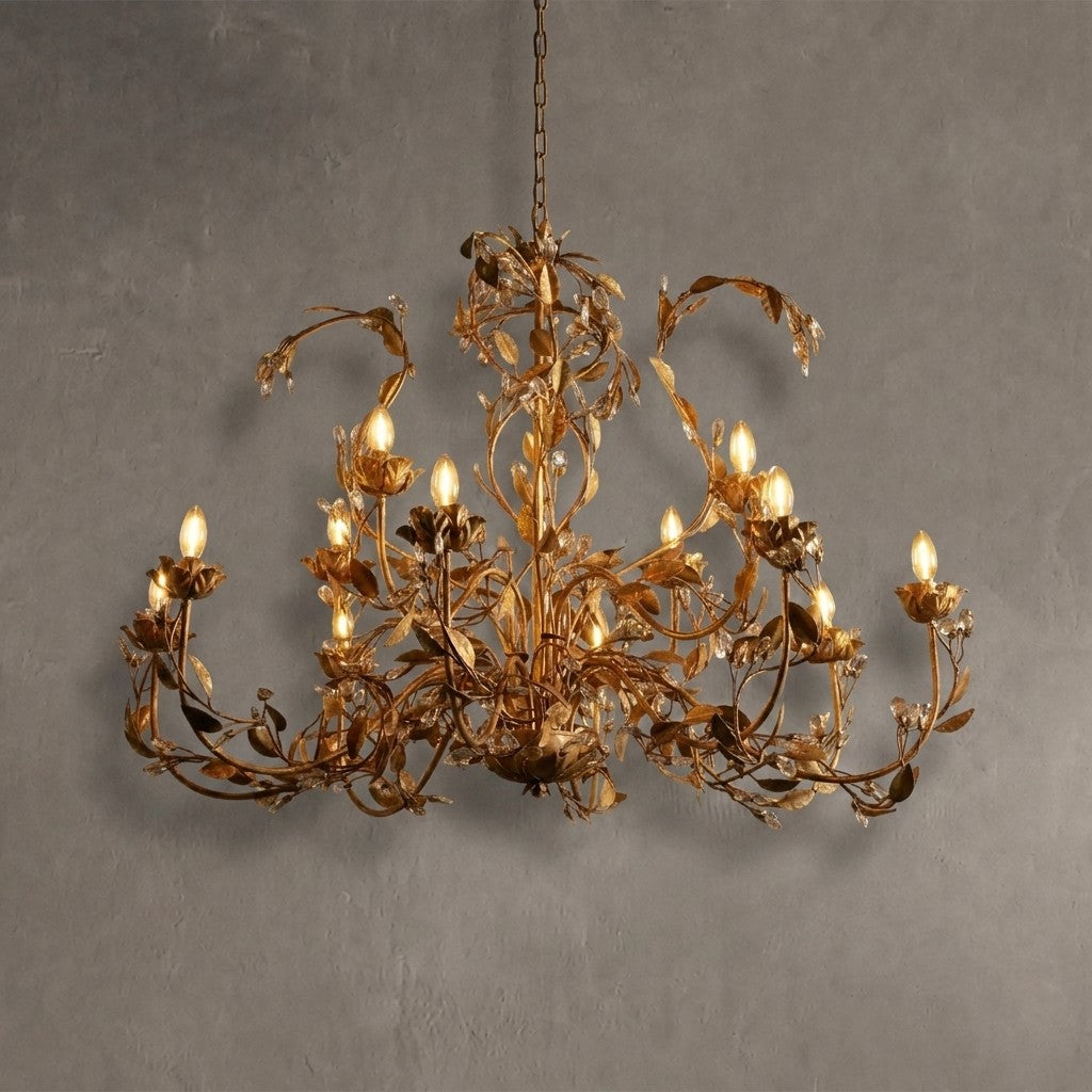 Leafjewel Round Chandelier