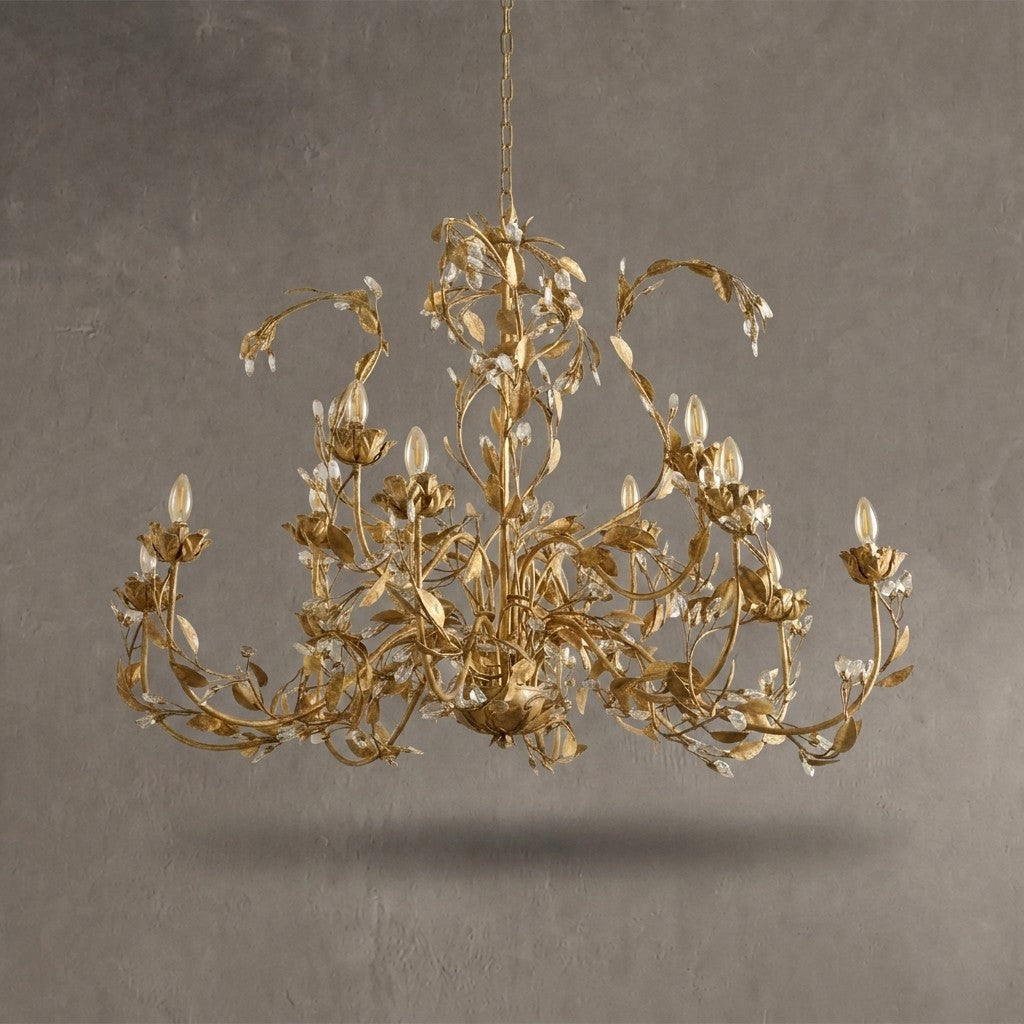Leafjewel Round Chandelier