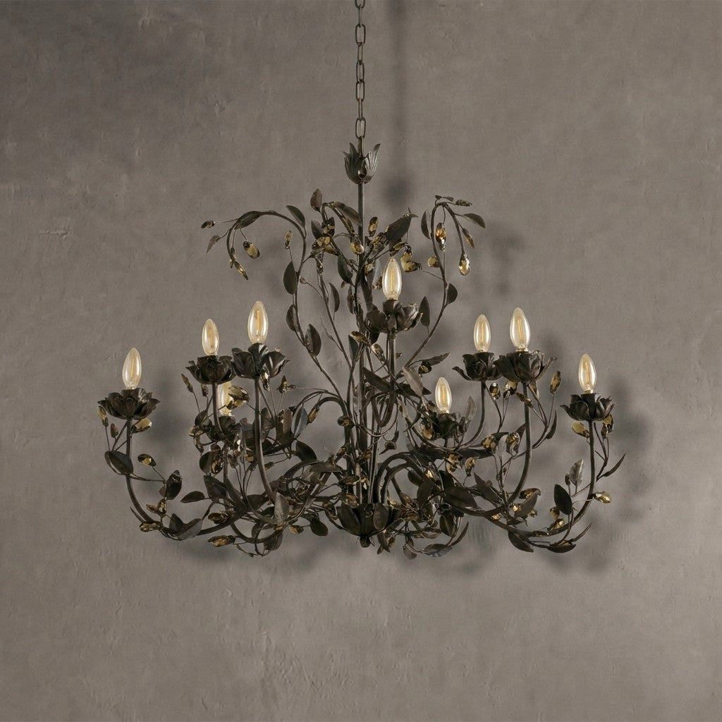 Leafjewel Round Chandelier