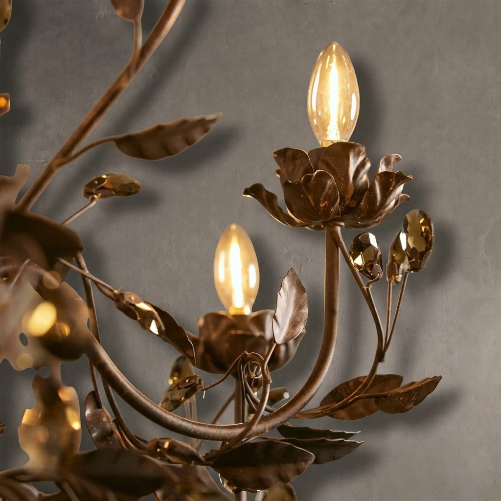 Leafjewel Round Chandelier