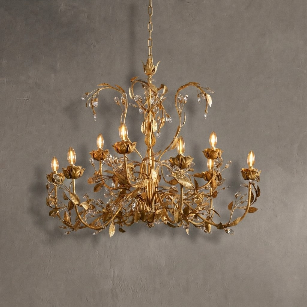 Leafjewel Round Chandelier