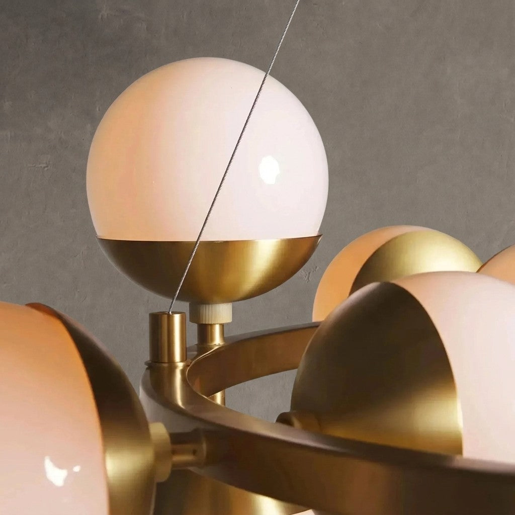 Pearlorbit Globe Chandelier