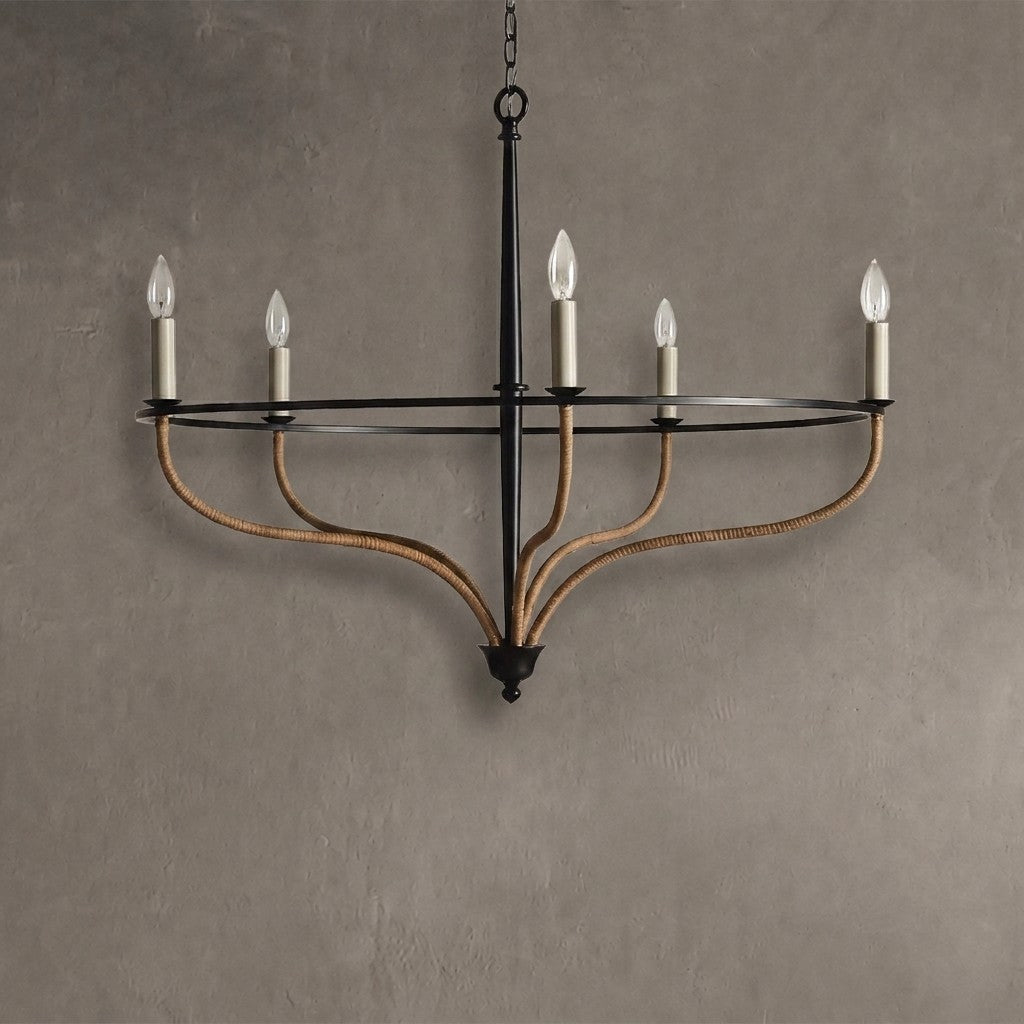 Canesweep Rattan Chandelier