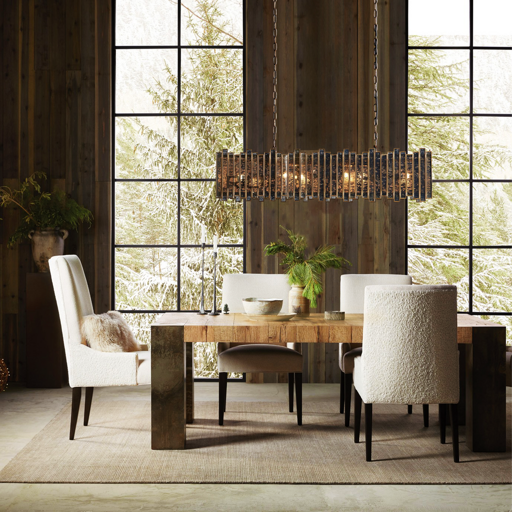 Mirrortrace Rectangular Chandelier