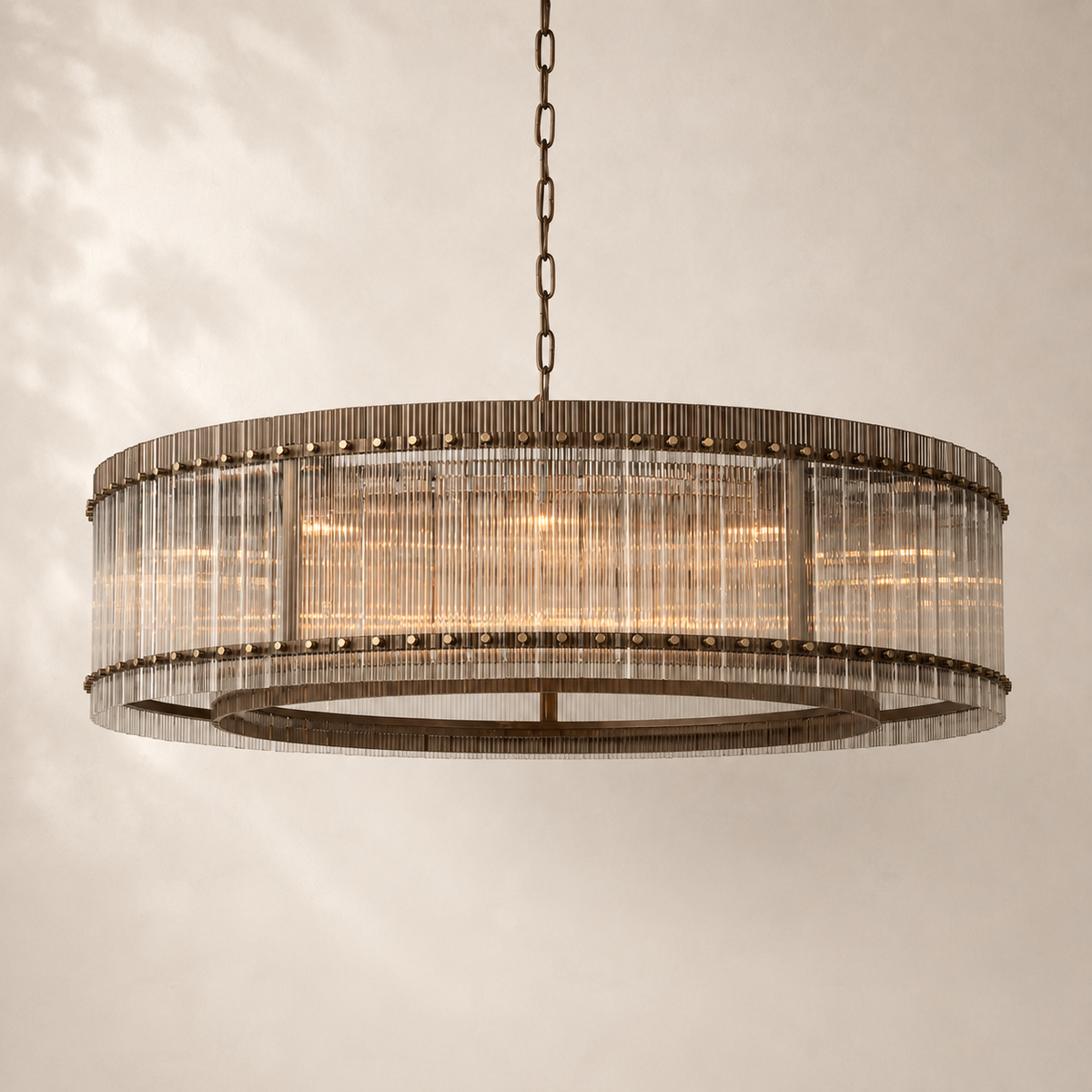 San Elio Glass Round Chandelier 60"