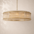 San Elio Glass Round Chandelier 60"