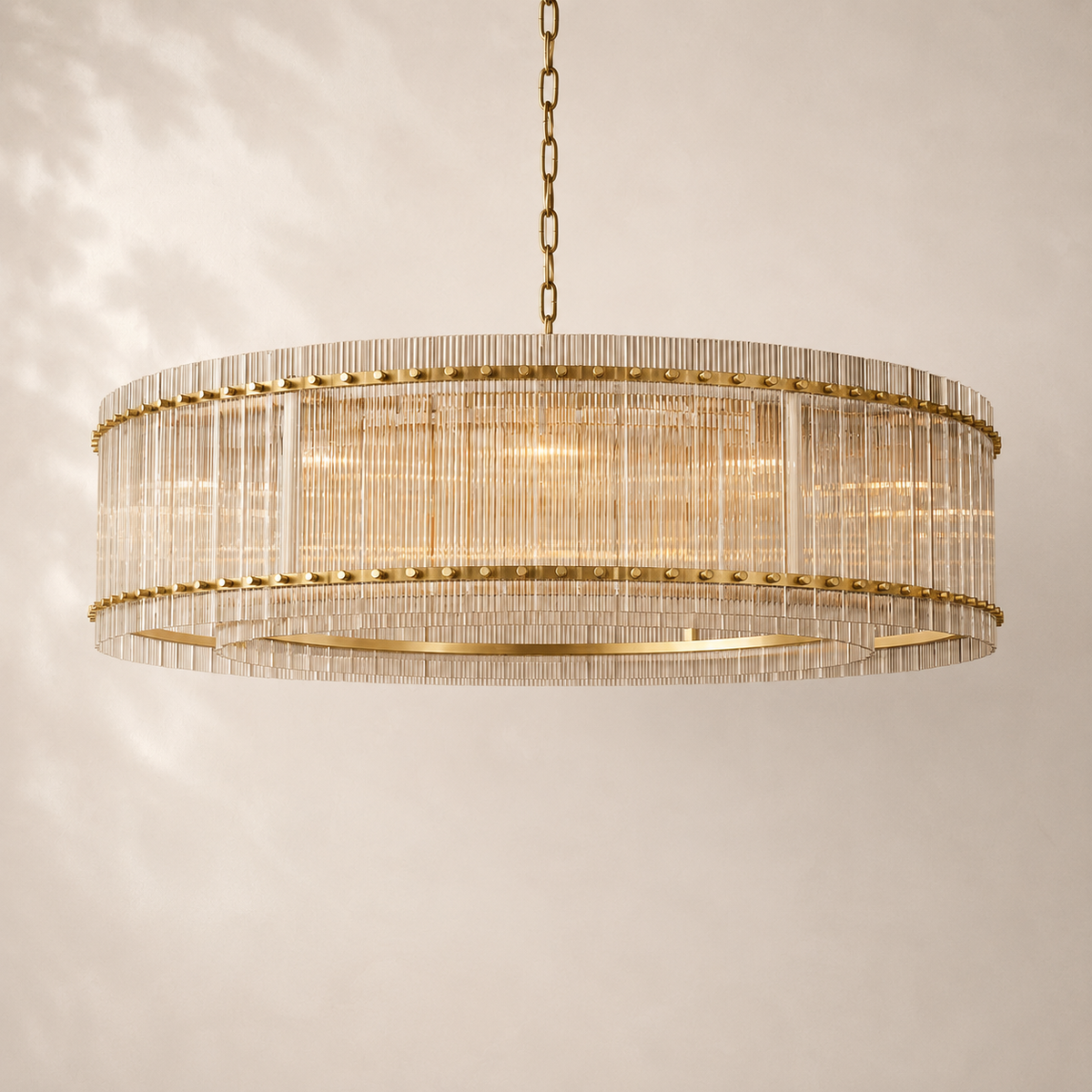 San Elio Glass Round Chandelier 60"