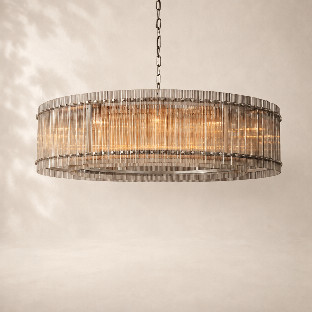 San Elio Glass Round Chandelier 60"