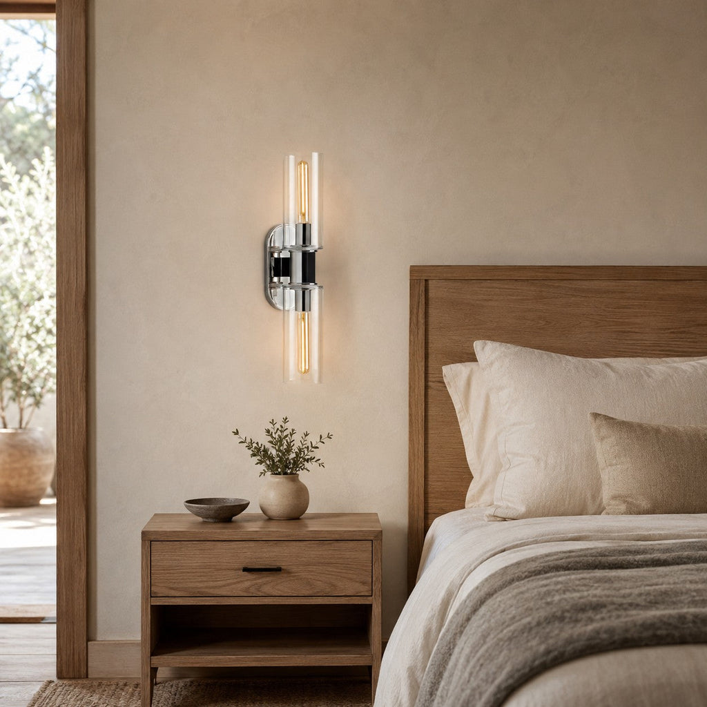 Archtrack 2-Light Wall Sconce in Clear