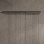 Rillfall Glass Linear Chandelier 87"