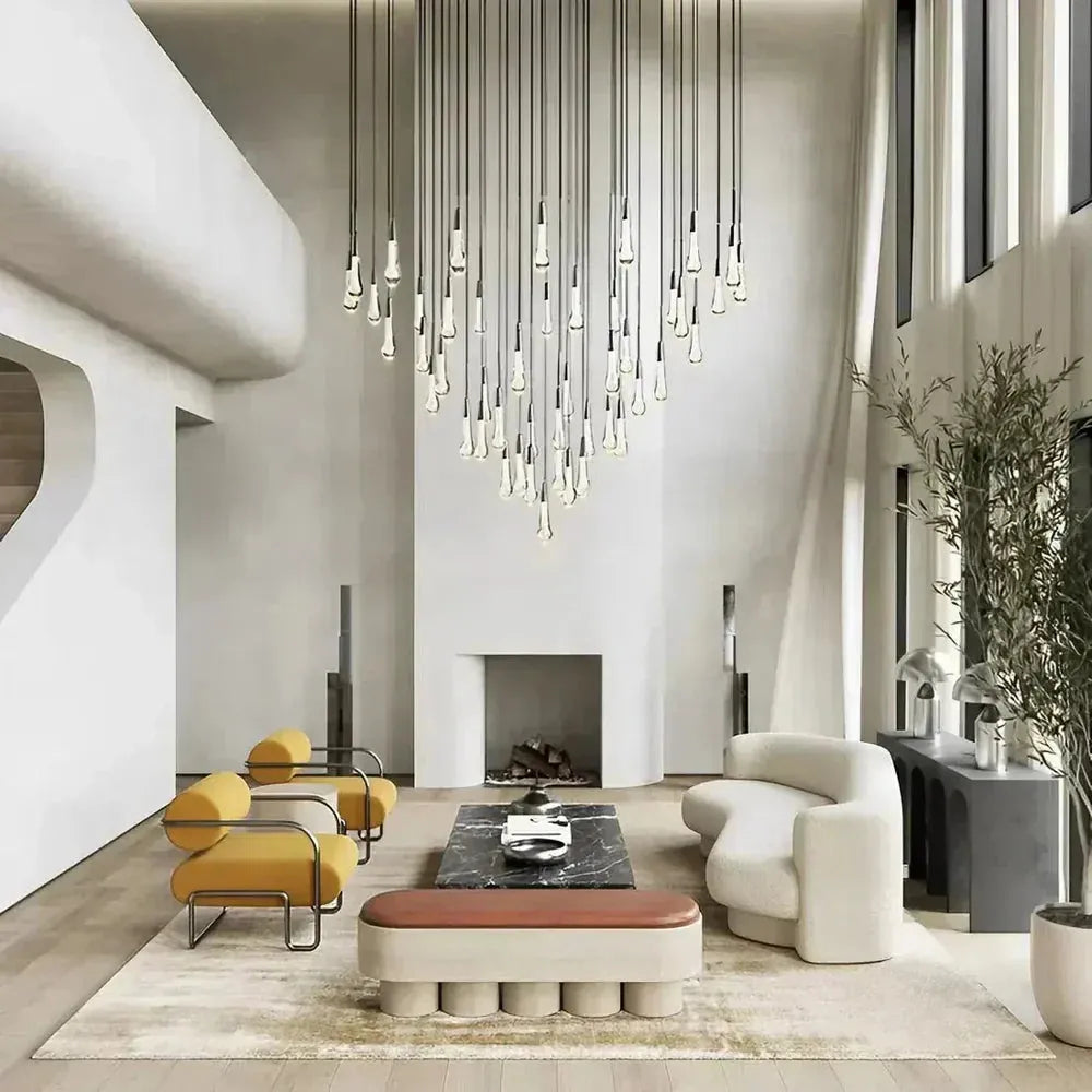 Rillfall Round Chandelier 17" 24" 36“48‘’ 58“