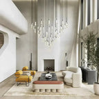 Rillfall Round Chandelier 17" 24" 36“48‘’ 58“