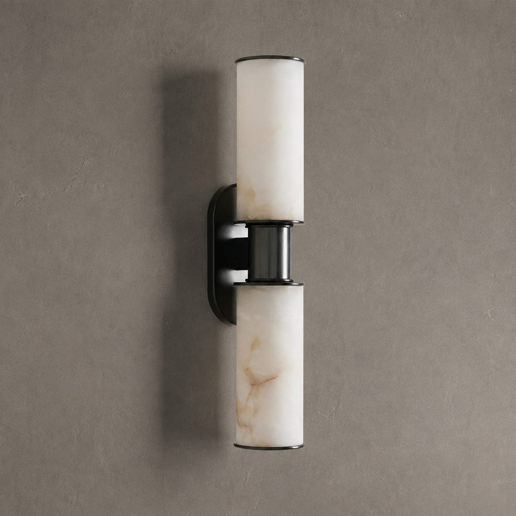 Archtrack 2-Light Wall Sconce in Alabaster