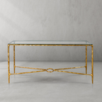Thadson Rectangle Glass Console Table 60" 72"